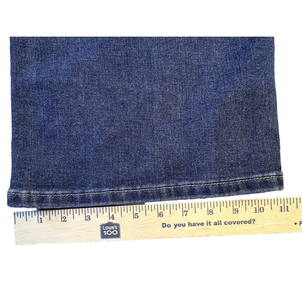 HDLTE High Rise Wide Leg Dark Wash Denim Size L NWT - Picture 8 of 8